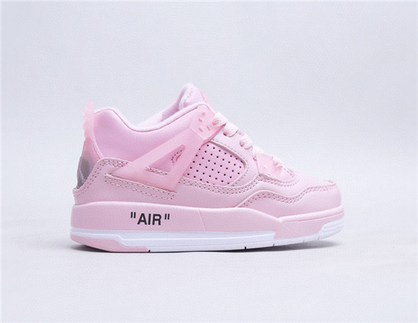 Youth Running Weapon Super Quality Air Jordan 4 Pink Shoes 018